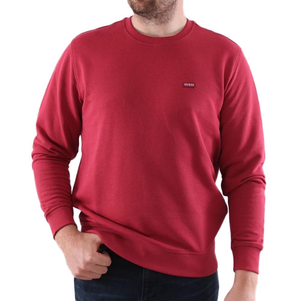 Sweat Rouge Homme Guess Patch 1