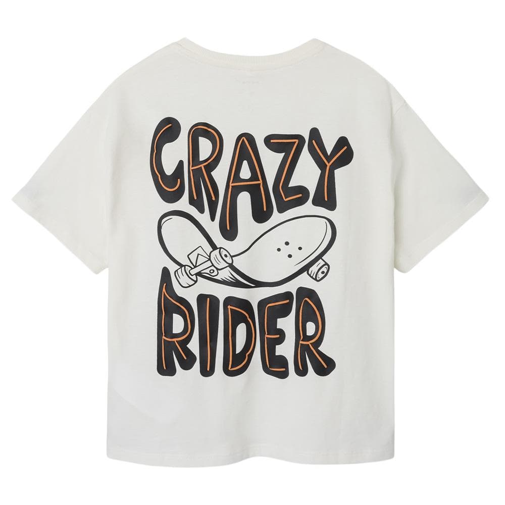 T-Shirt Blanc Garçon Name it Loose 2