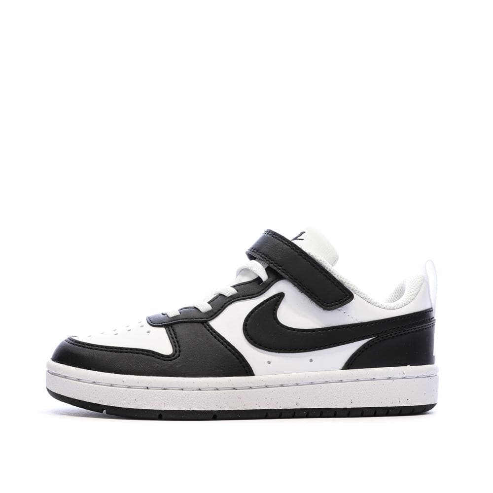 Baskets Noir/Blanc Garçon Nike Court Borough Low 1