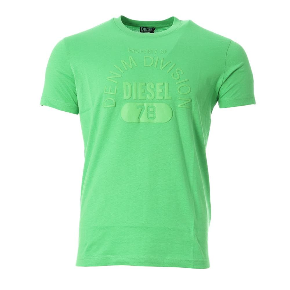 T-Shirt Vert Homme Diesel A12248 1