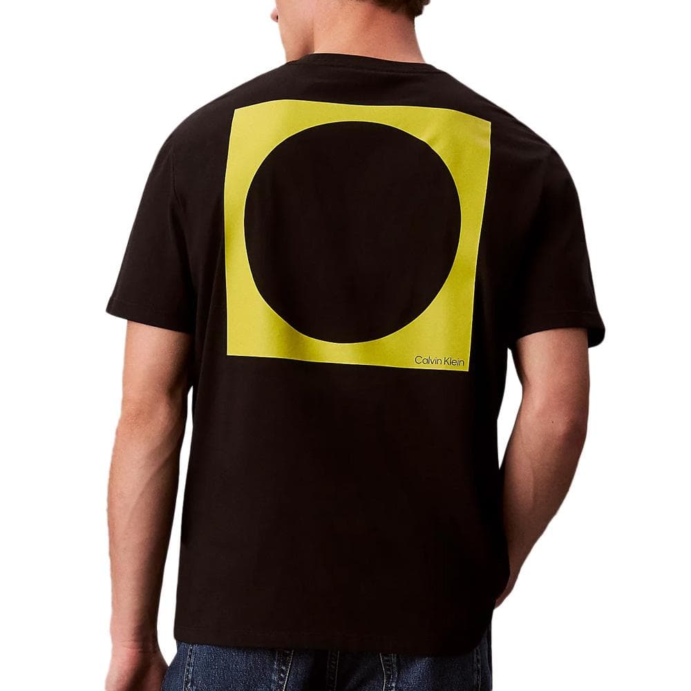 T-Shirt Noir/Jaune Homme Calvin Klein Jeans LV04RD810G 2