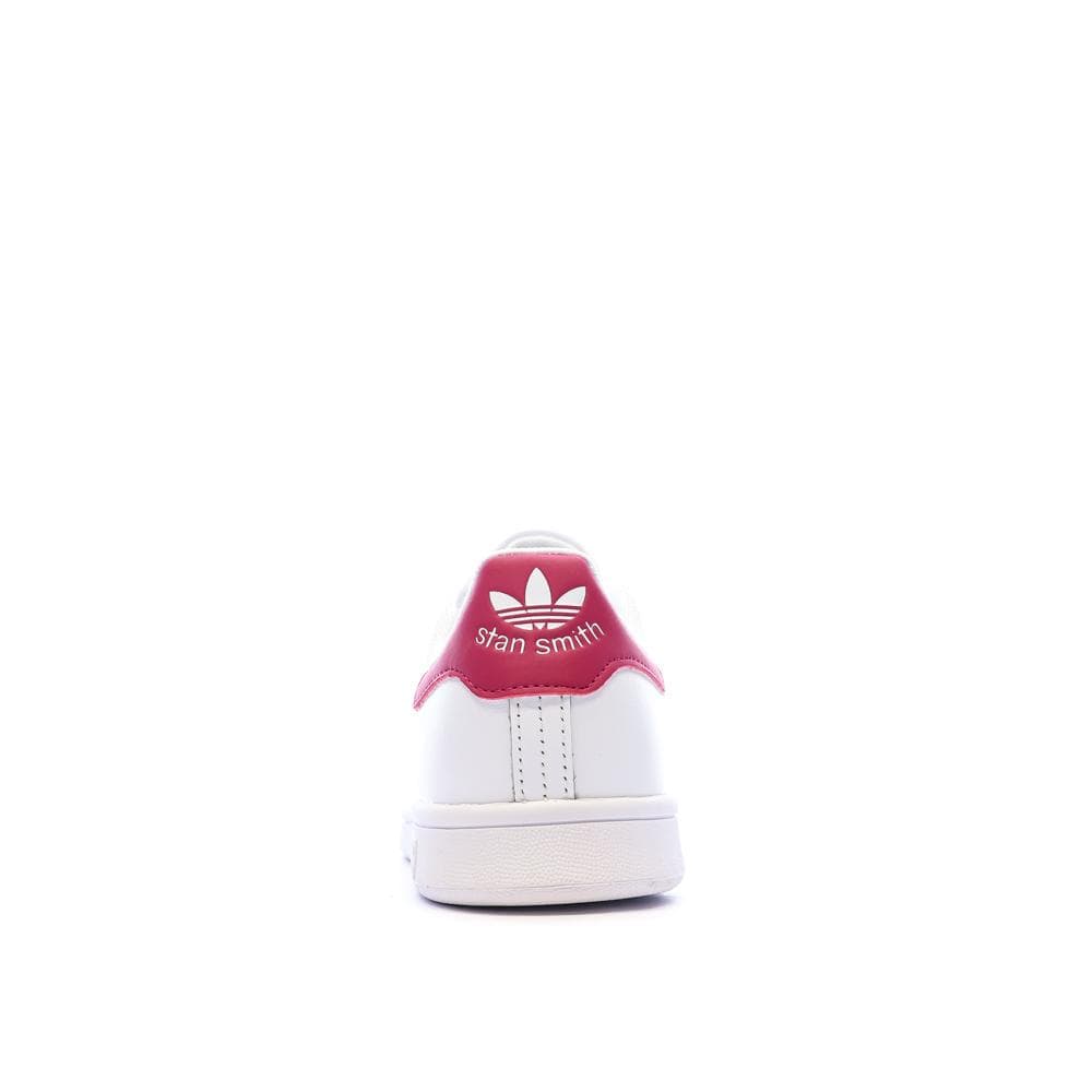 Baskets Blanches/Roses Fille Adidas Stan Smith JP9711 3