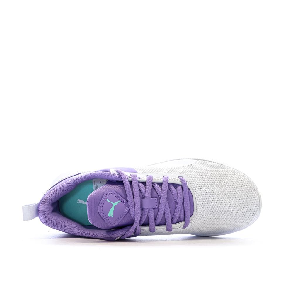 Baskets Violette/Blanche Fille Puma Flyer Runner Jr 4