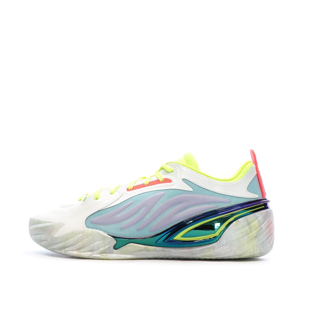 Chaussures de Basketball Blanc/Bleu Homme Puma All-pro Nitro Elite 1