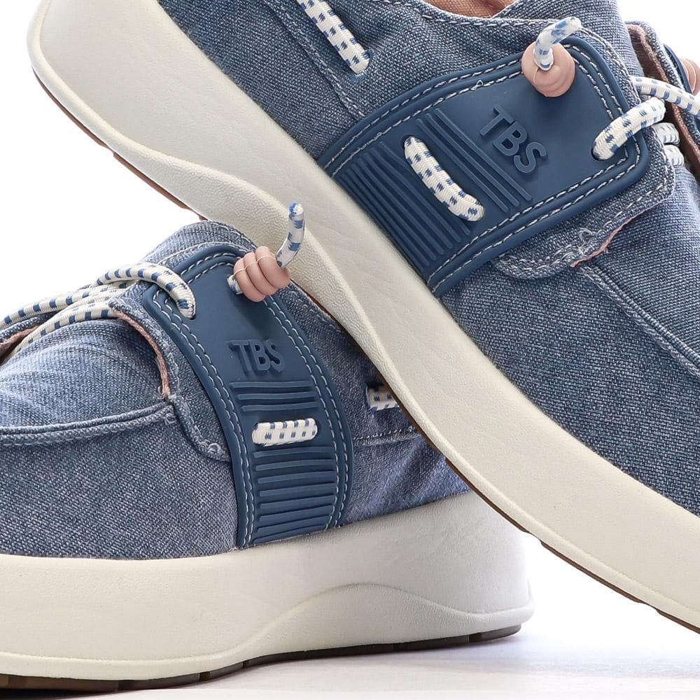 Chaussures bateau Bleu Femme TBS Cotton Canvas Argile 7