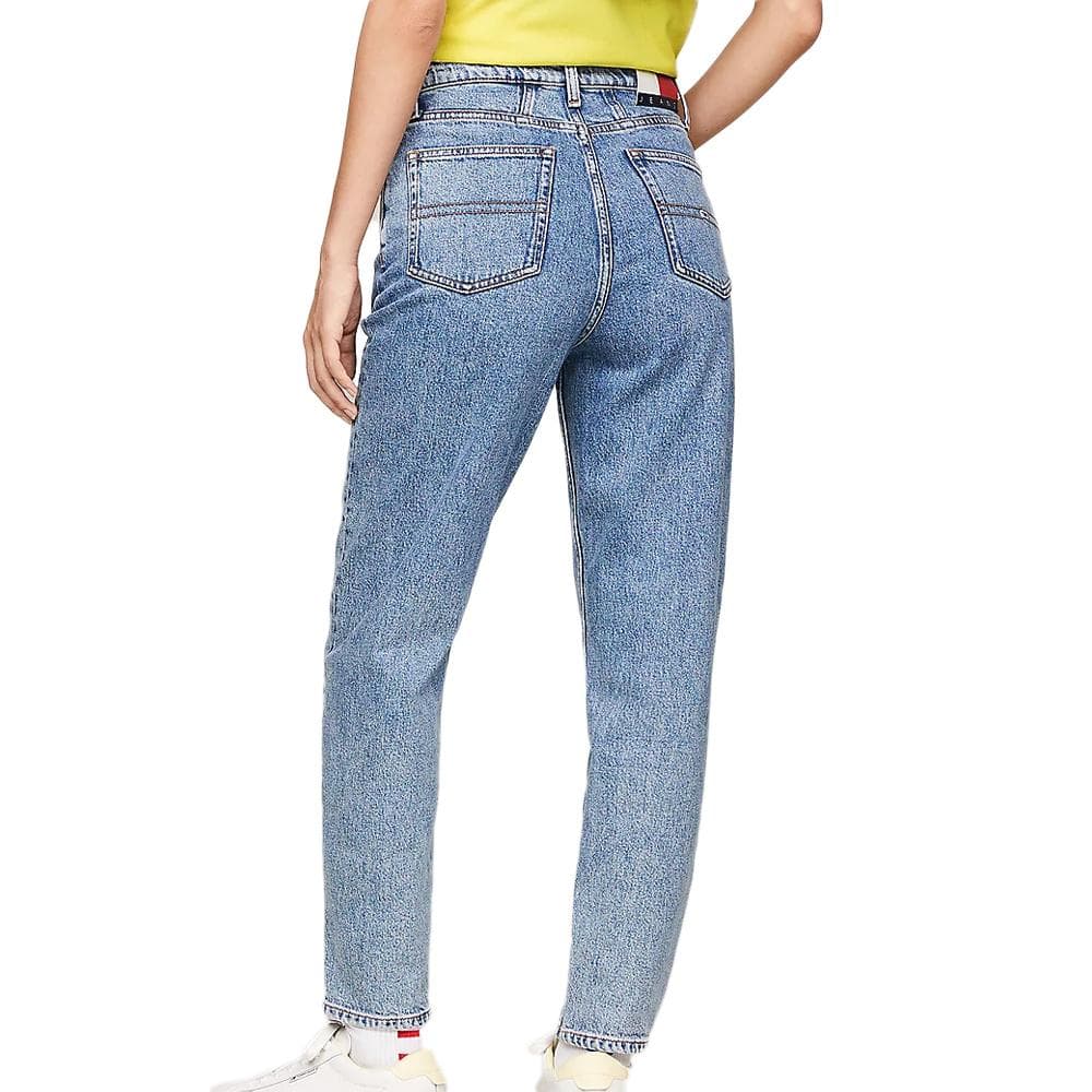 Jeans Mom Bleu Femme Tommy Hilfiger Cg41 2
