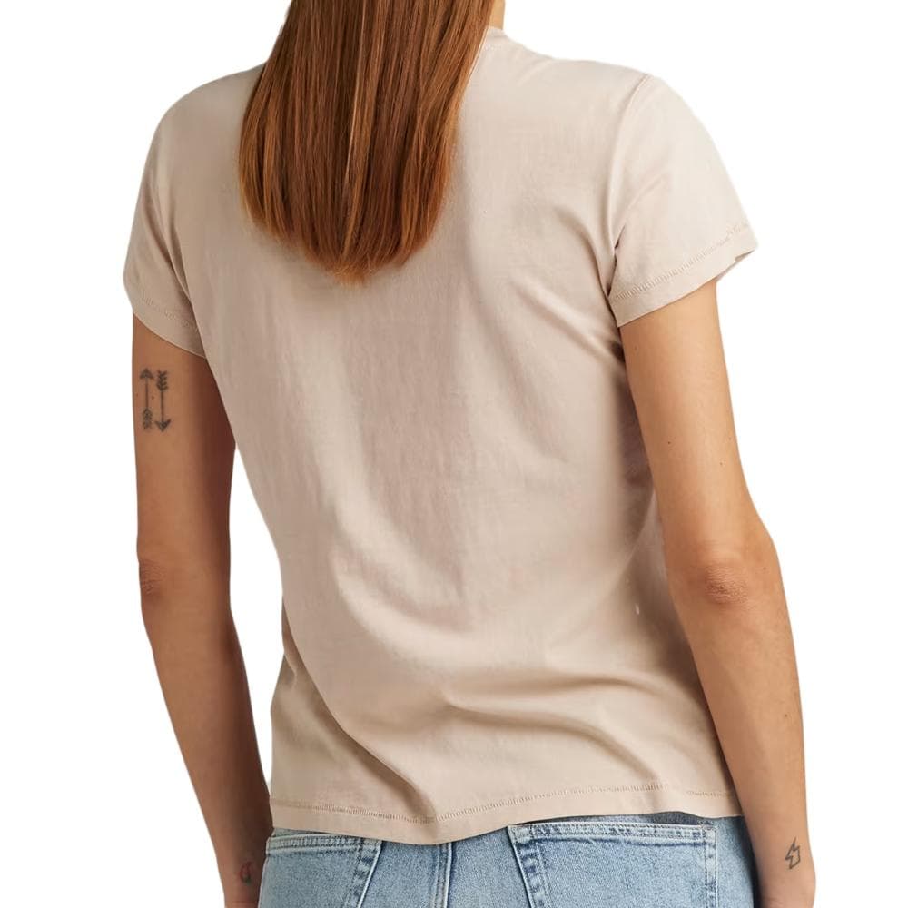 T-shirt Beige Femme G-Star Raw Front Seam 2