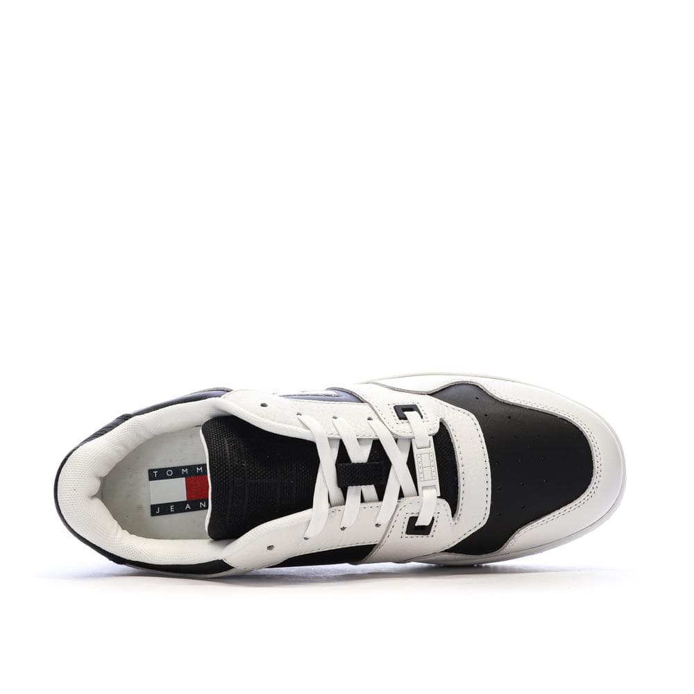 Baskets Blanches/Noires Homme Tommy Hilfiger Tjm Retro Basket 4