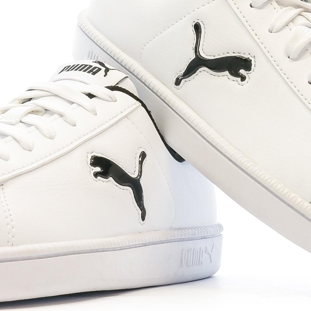 Baskets Blanches/Noires Garçon Puma Cat 7