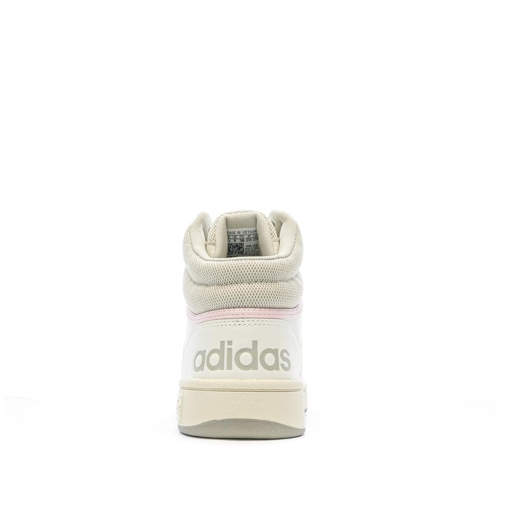 Baskets Beige/Rose Femme Adidas Hoops 3.0 3