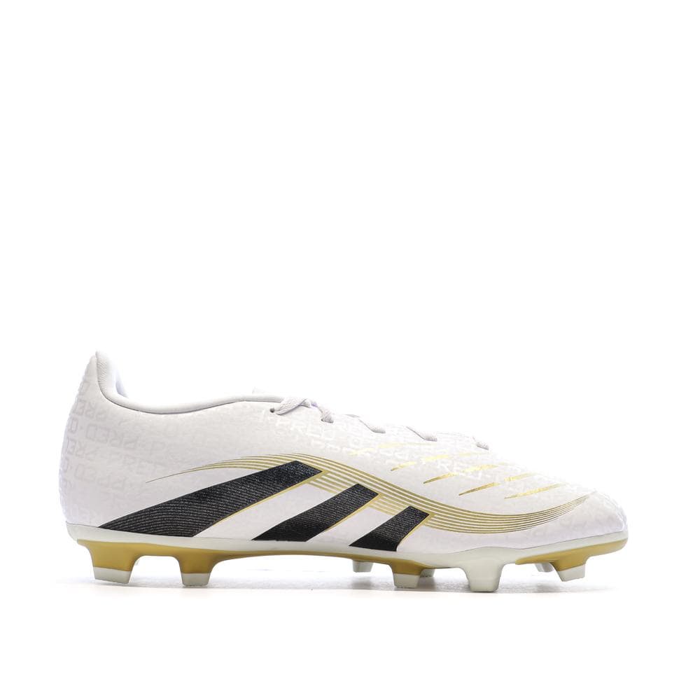 Chaussures de Foot Blanc/Doré Enfant Adidas Predator Club FG/MG J 2