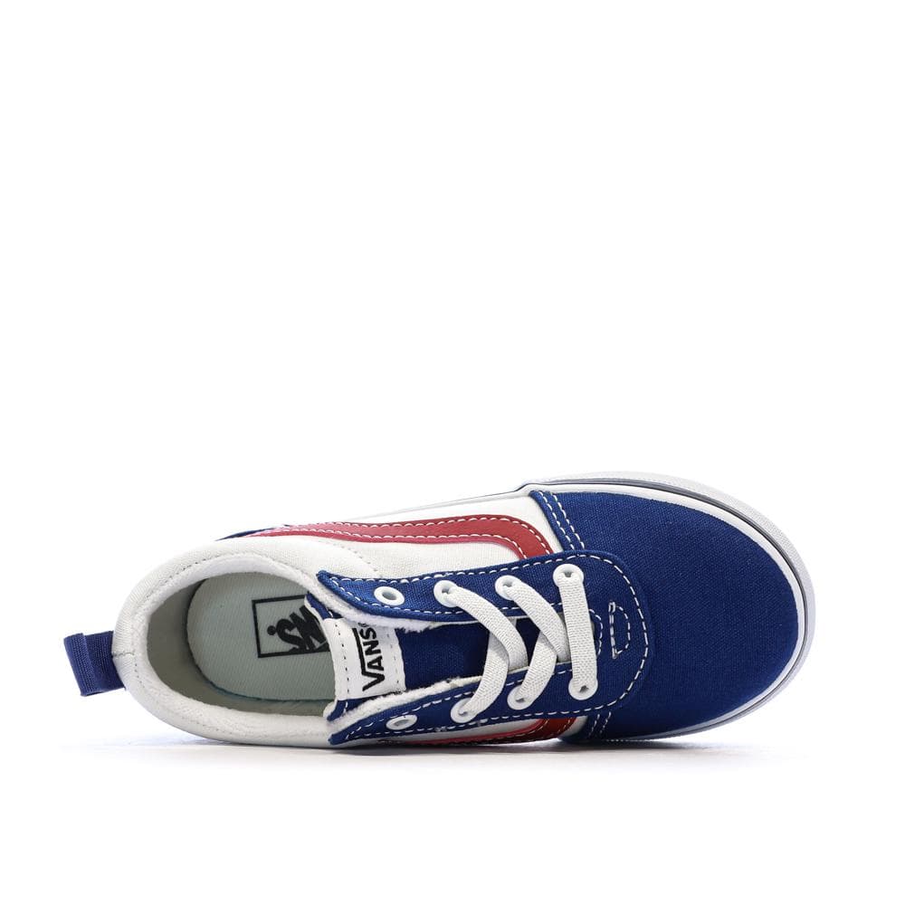 Baskets Bleu/Blanc/Rouge Garçon/Fille Vans Ward Slip 4