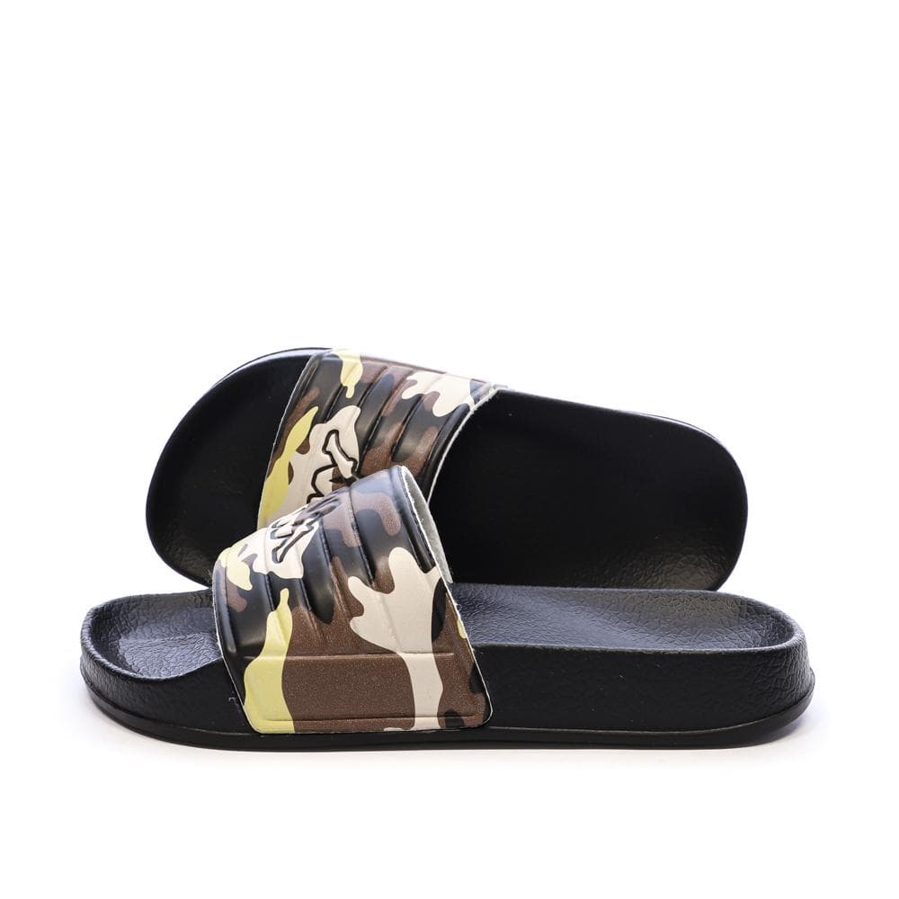 Claquettes Marron/Noir Garçon Kappa Logo Sartwo 3 1