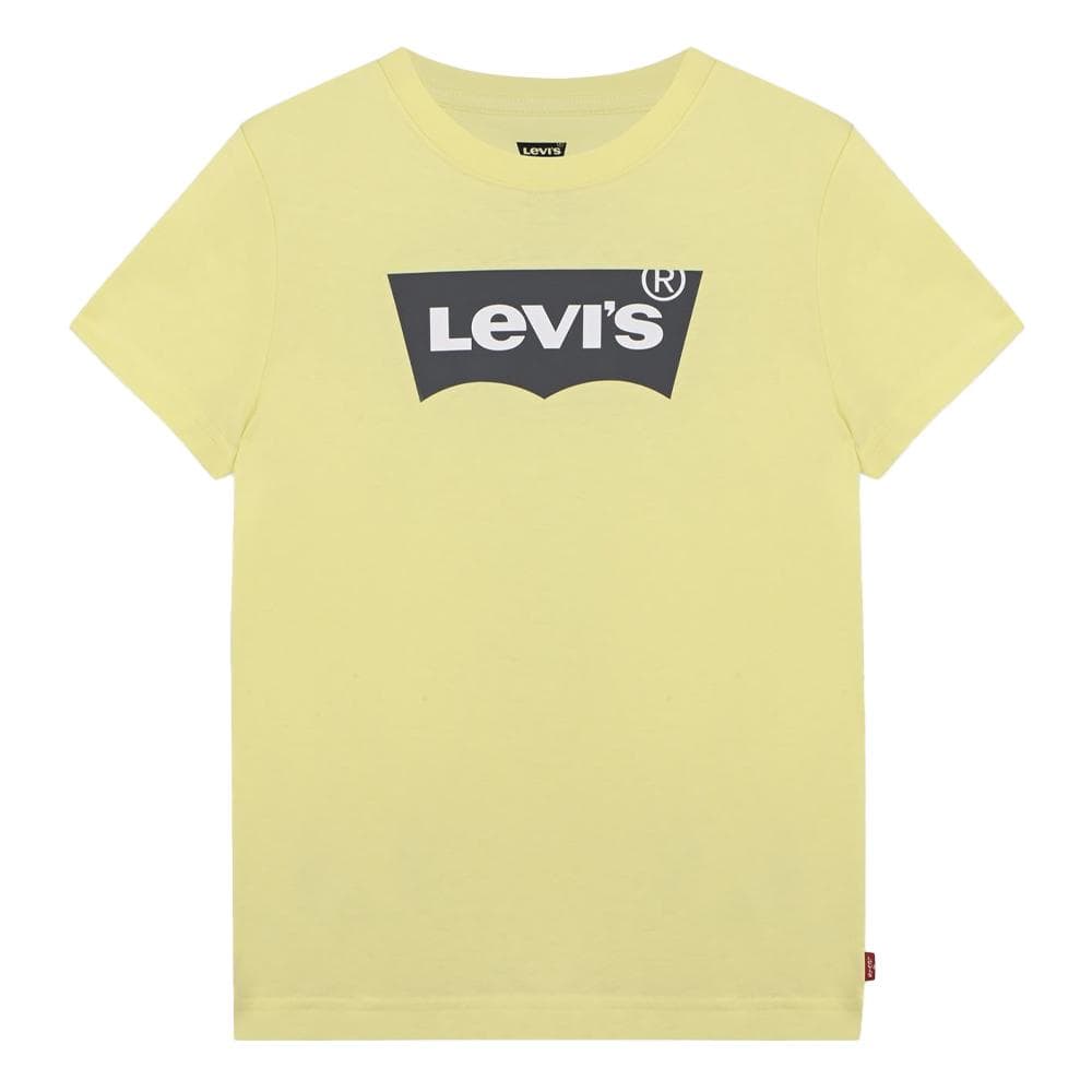 T-shirt Jaune Pale Garçon Levi's 8E8157 1