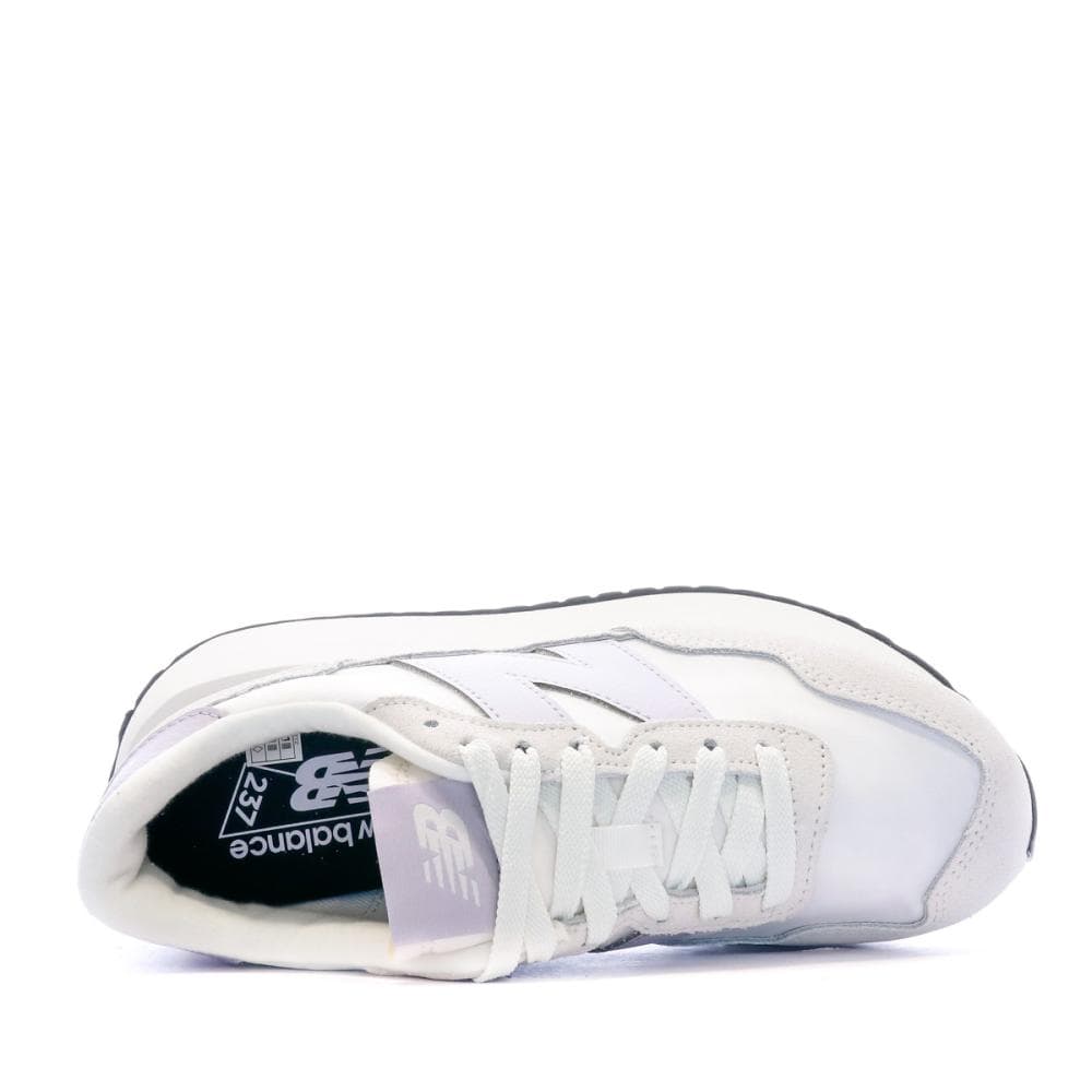 WS237 Baskets Blanche/Violet Femme New Balance 4