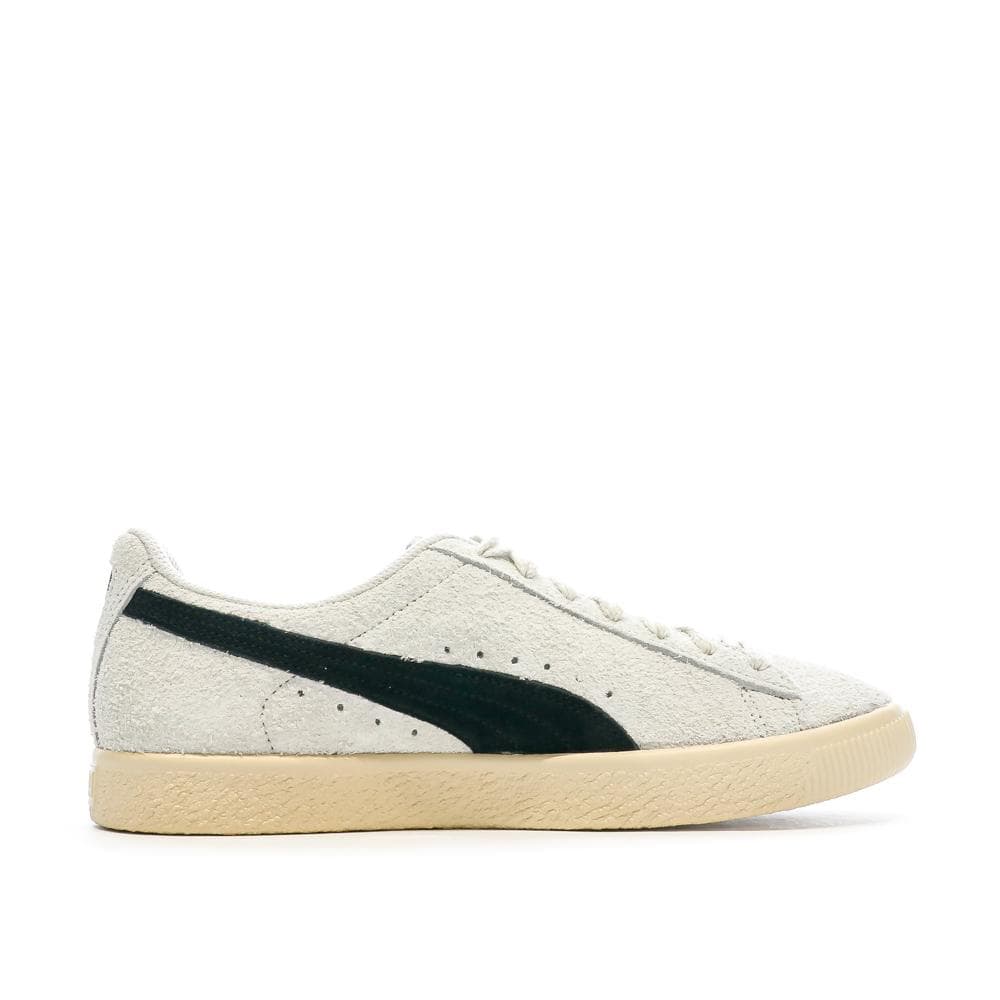 Baskets Blanches/Noires Homme Puma Clyde Teasel 2