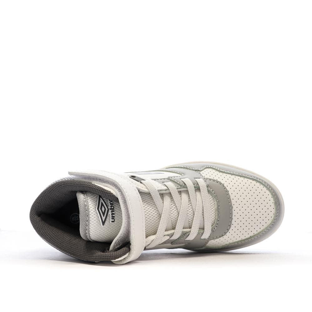 Baskets Grises/Blanches Garçon Rouge Umbro Olly Vlc 5