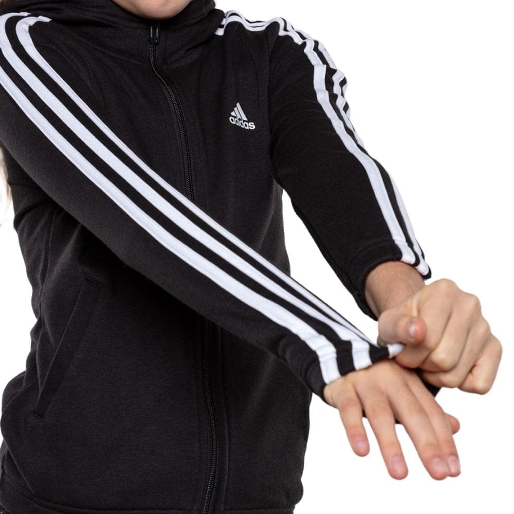 Sweat Zippé Noir Garçon Adidas GQ8356 2