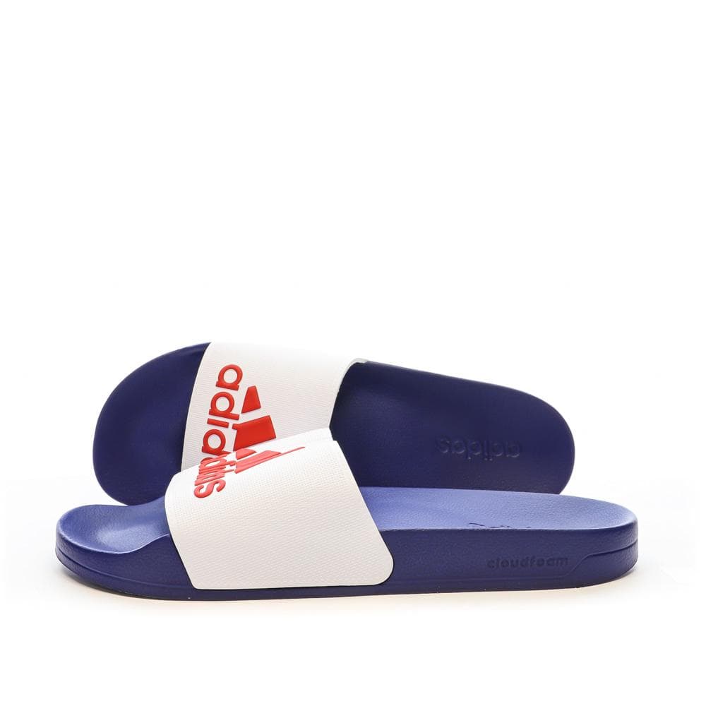 Claquettes Blanc/Bleu Homme Adidas Adilette Shower HQ6885 1