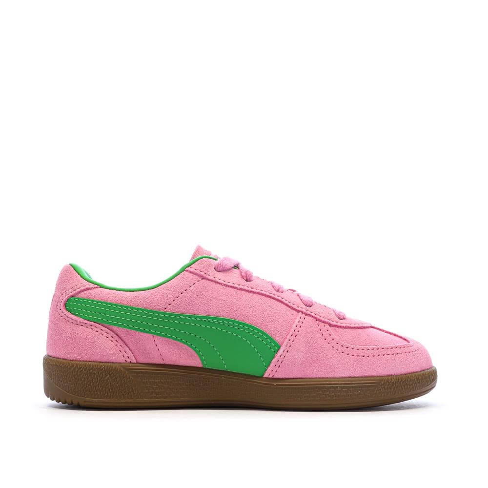 Baskets Rose/Vert Fille Puma Palermo Special PS 2
