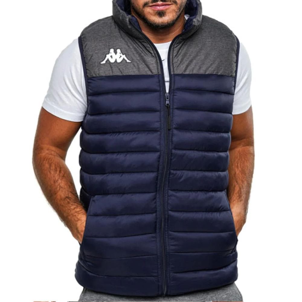 Doudoune sans manches Marine/Gris Homme Kappa Dattilo 1