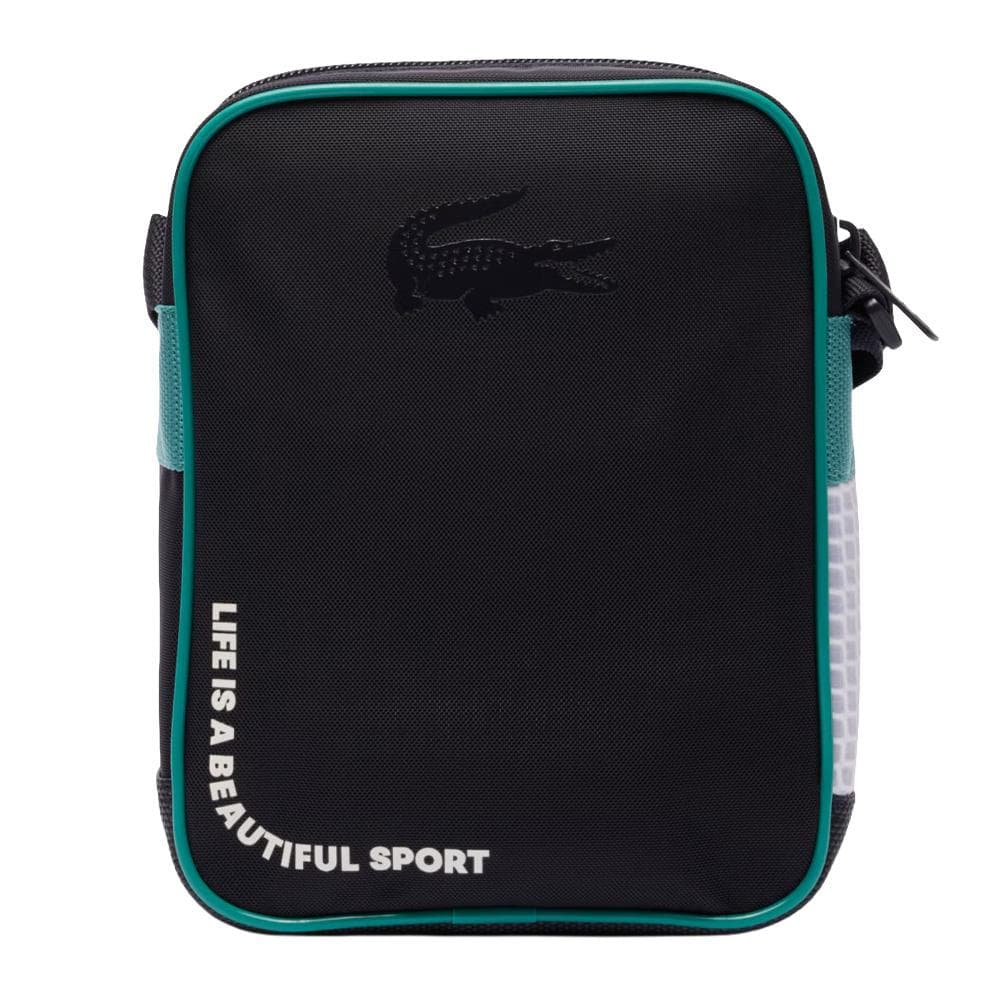 Sacoche Noir/Bleu Homme Lacoste bayou 2