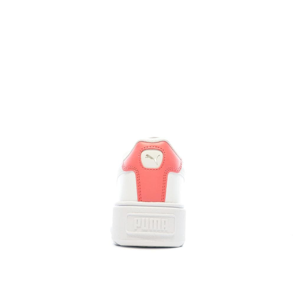 Baskets Blanches/Rose Femme Puma Karmen 3