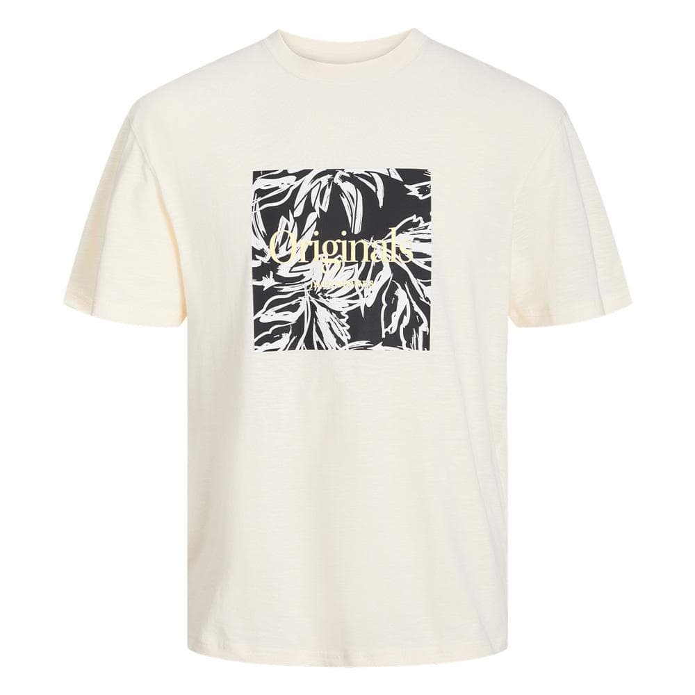 T-shirt Jaune Homme Jack & Jones Buttercream 1