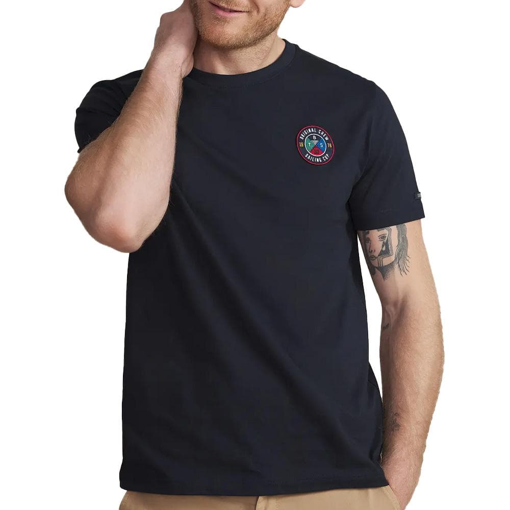 T-Shirt Marine Homme TBS IZZARTEE 1