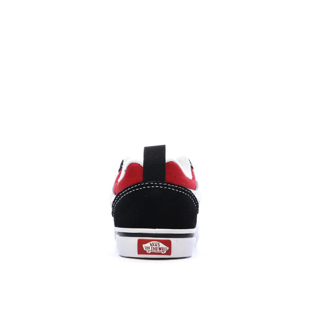 Baskets Noir/Rouge Enfant Vans Knu Skool Elastic 3