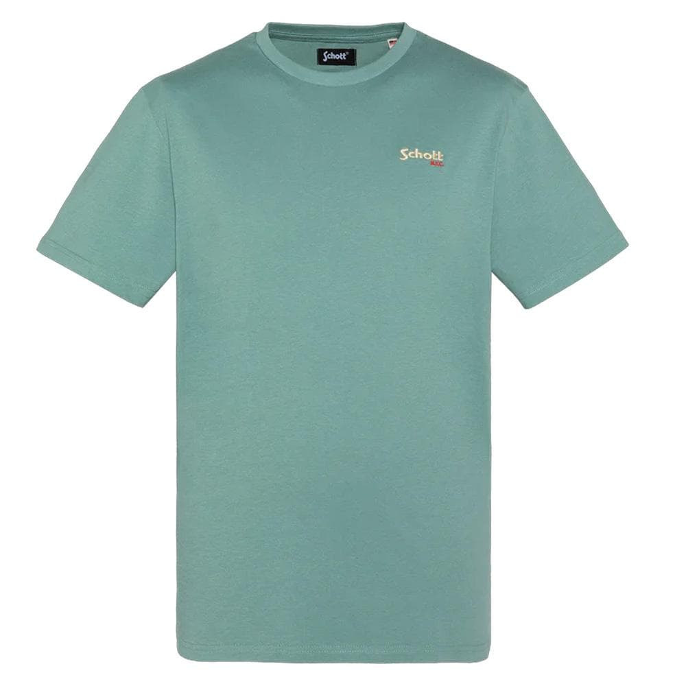 T-shirt Vert Homme Schott EMBE 1