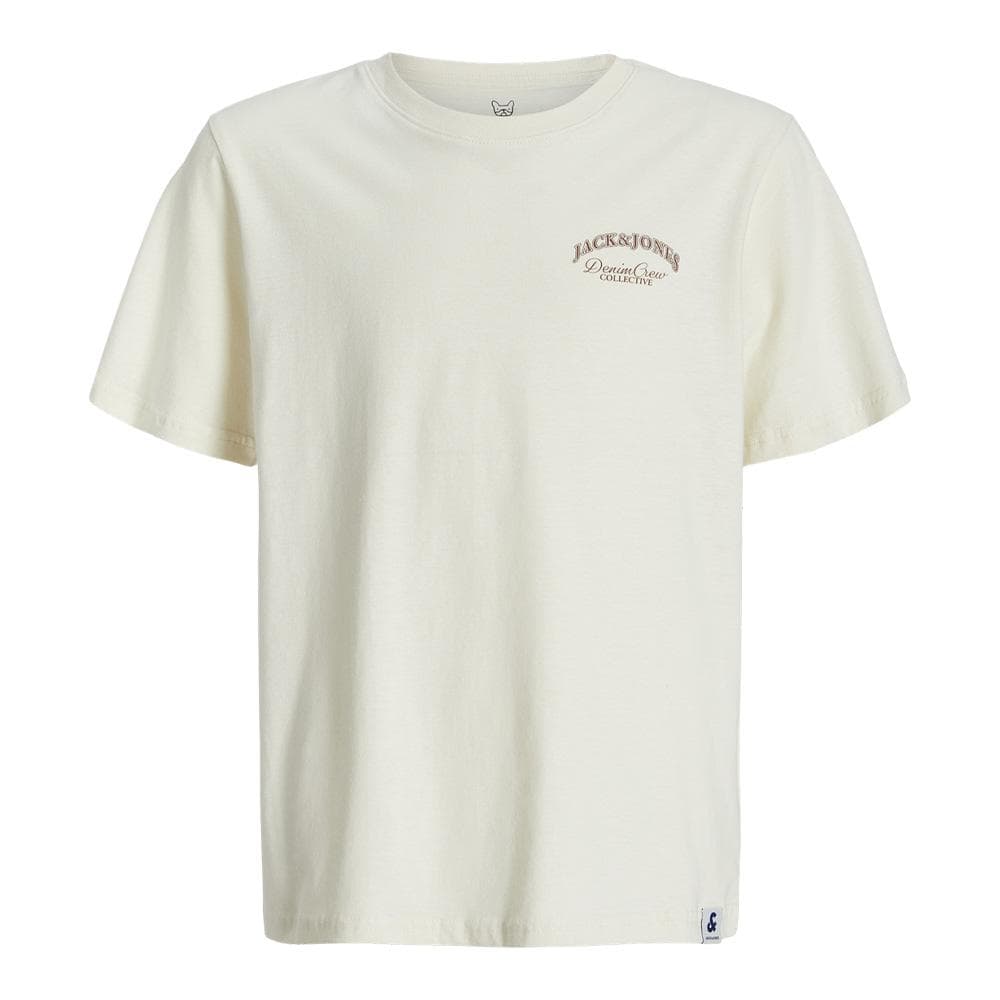 T-Shirt Écru Garçon Jack & Jones brandes Back 1