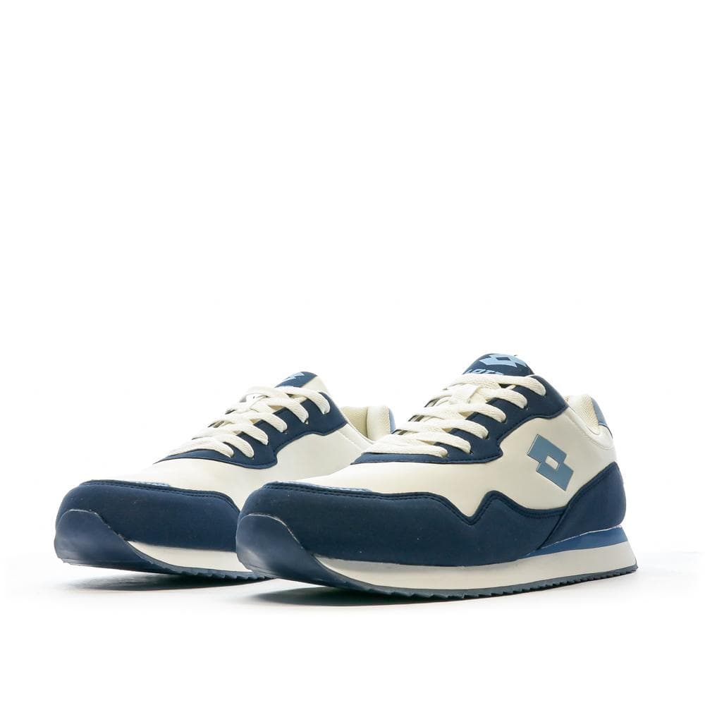Baskets Écru/Bleu Homme Lotto Twenty 2 6
