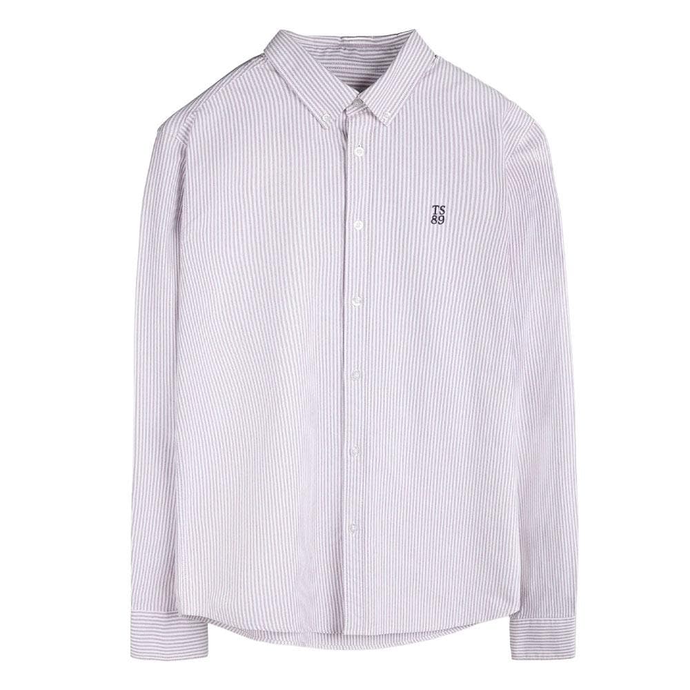 Chemise Rayures Rose Homme Teddy Smith Stanley 1