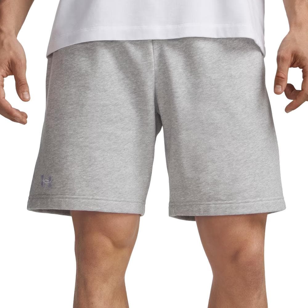 Short Gris Clair Homme Under Armour Rival Fleece 1