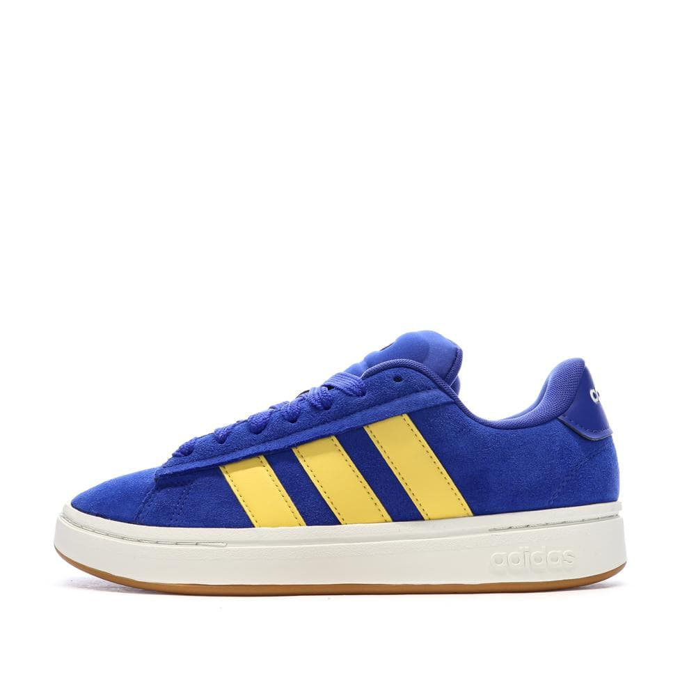 Baskets Bleu/Jaune Mixte Adidas Grand Court 1