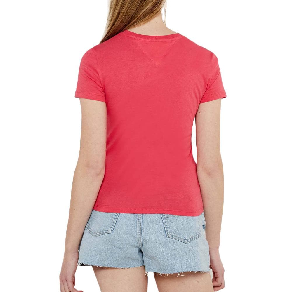 T-shirt Rose Femme Tommy Hilfiger Essential 2