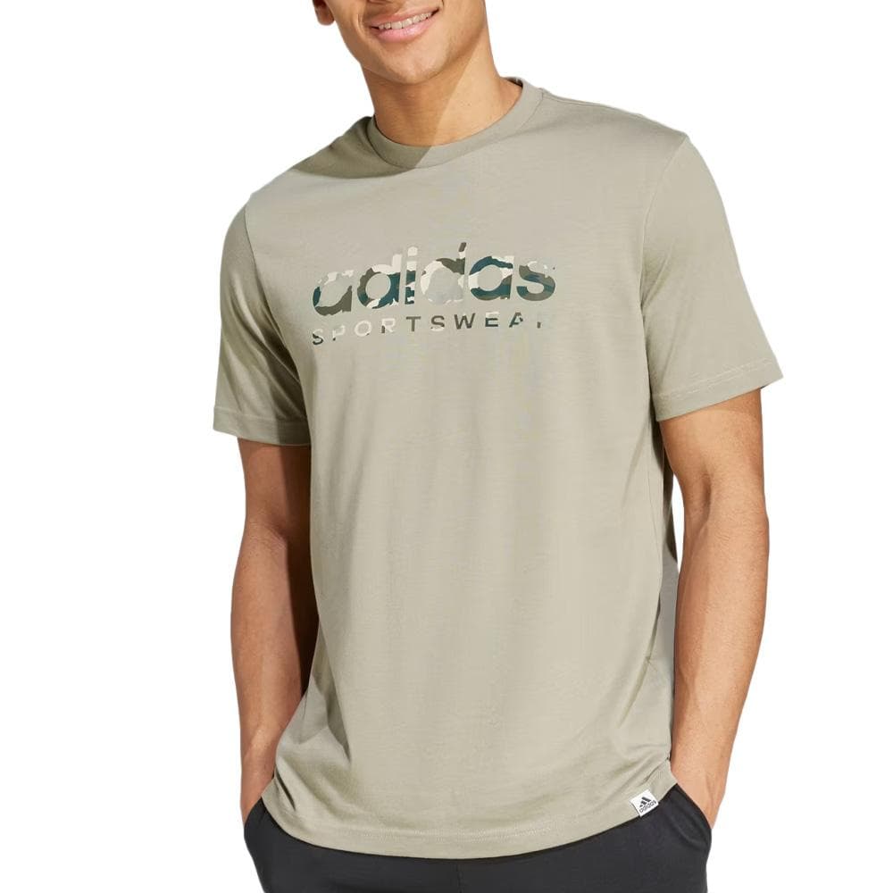 T-Shirt Kaki Homme Adidas IY0743 1