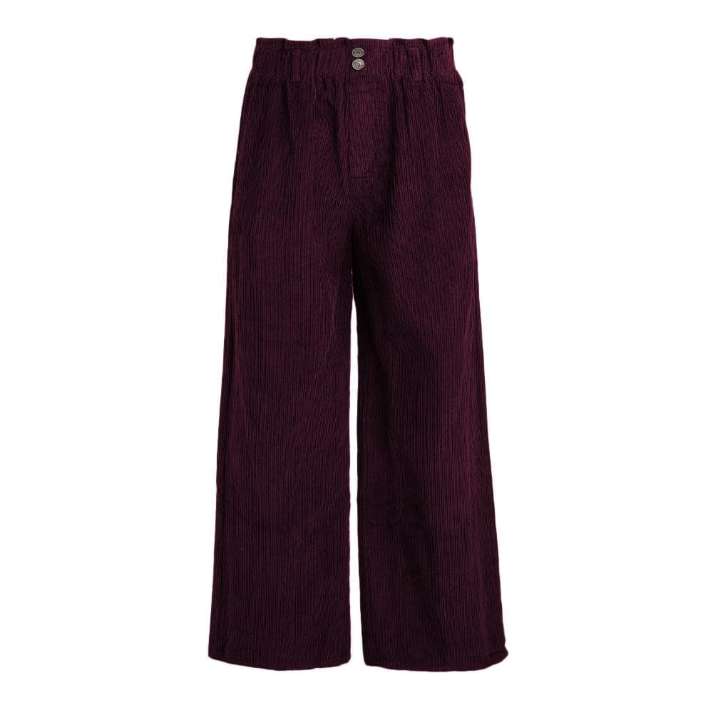 Pantalon fluide Bordeaux Femme Teddy Smith Lylia 1