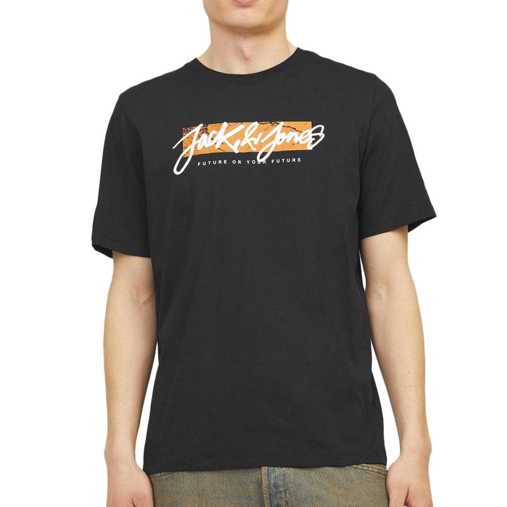 T-Shirt Noir Homme Jack & Jones Whtiley 1