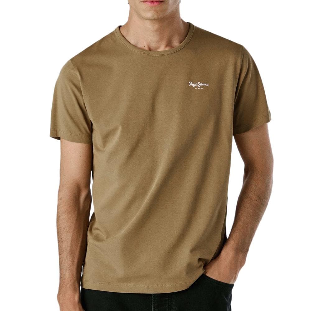 T-Shirt Kaki Homme Pepe jeans Original Basic 3 1