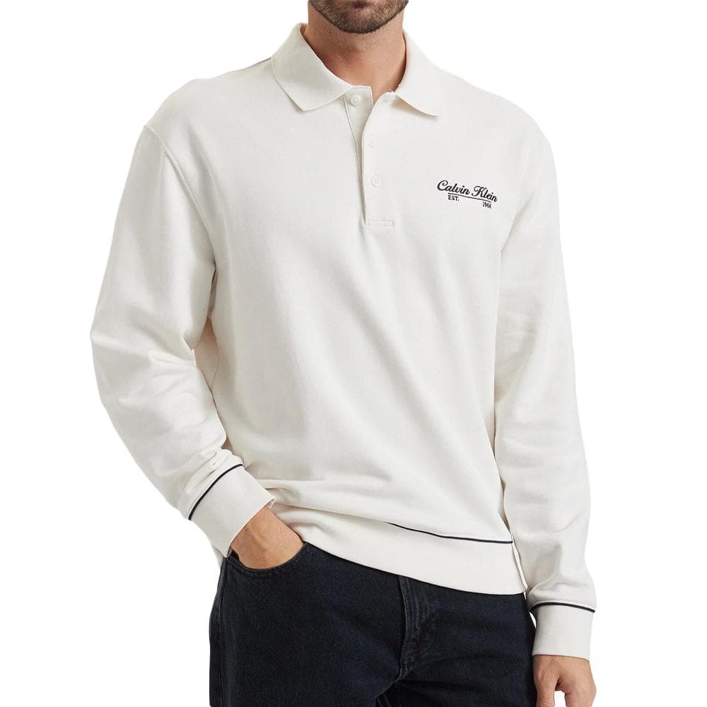 Sweat Beige Homme Calvin Klein Jeans Terry 1