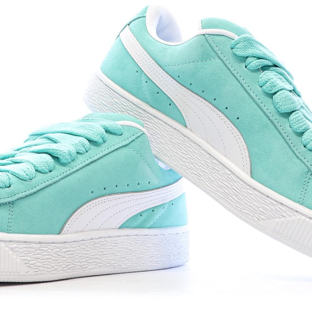 Baskets Turquoise/Blanc Homme Puma Suede XL 7