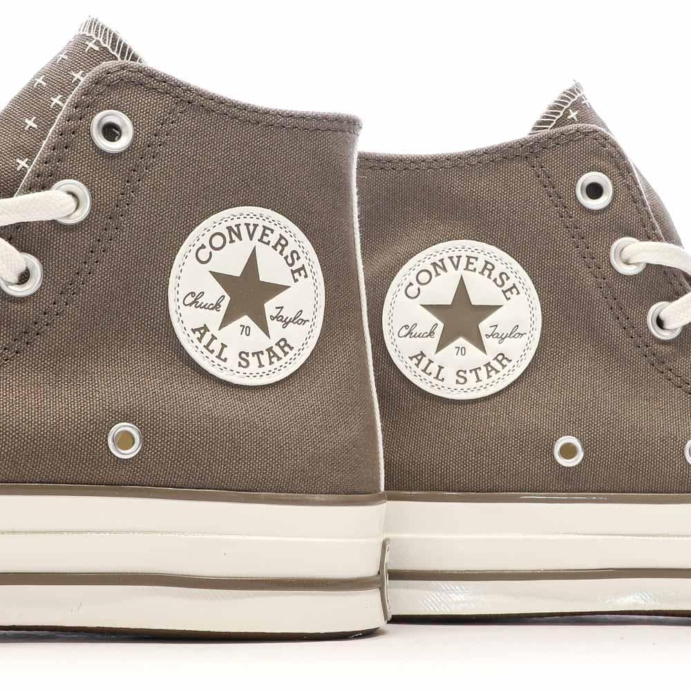 Baskets Marrons Femme Converse Chuck 70 Worn 7