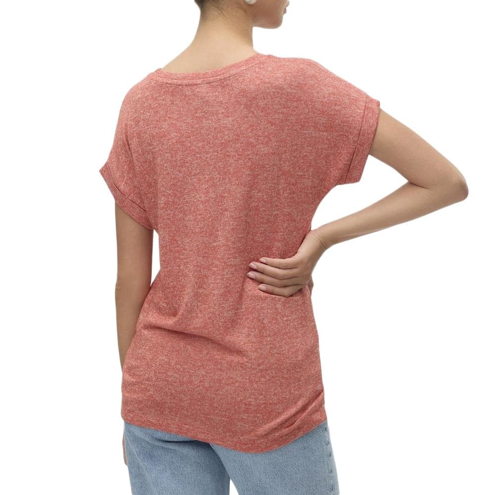 T-Shirt Rouge Femme Vero Moda Brianna 10291353 2