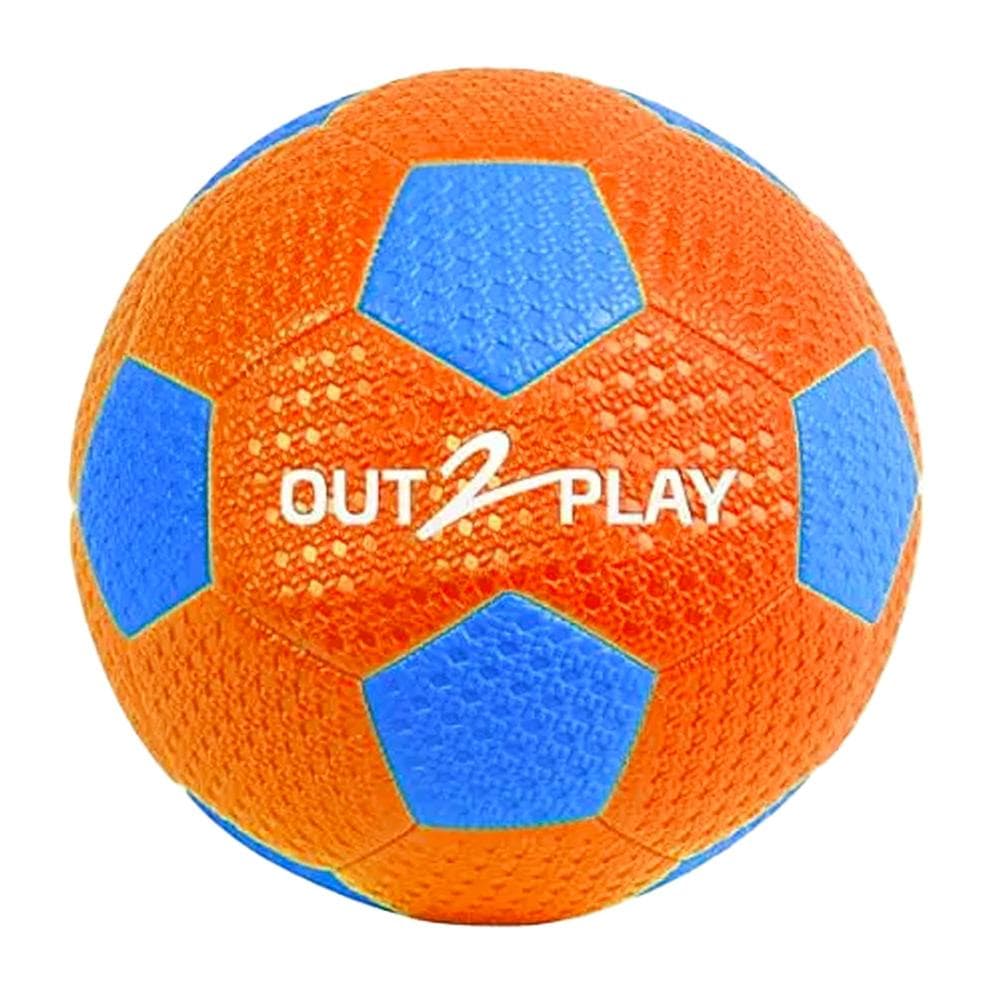 Ballon de Plage Orange/Bleu Out 2 Play Gomme 1