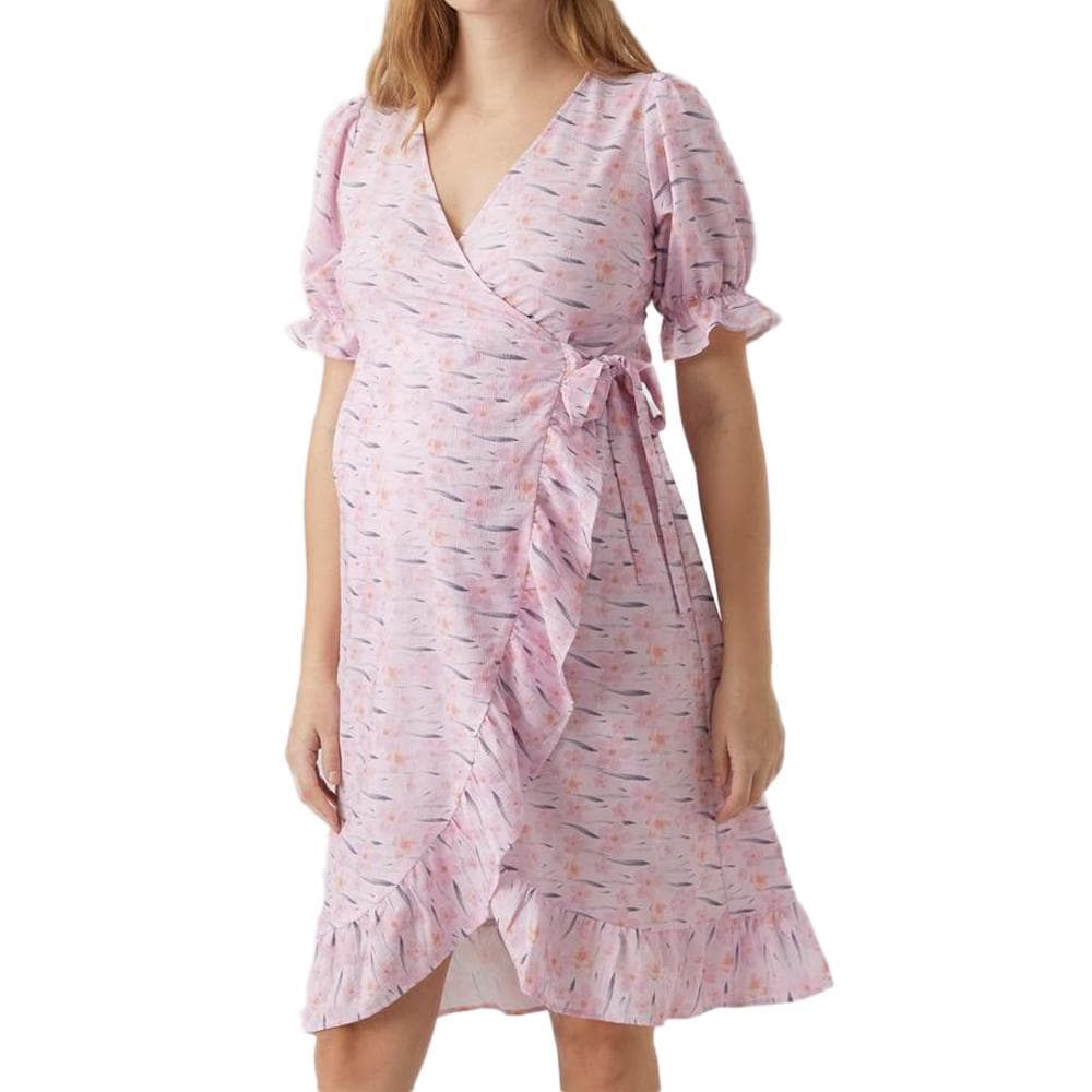 Robe de Grossesse Rose Femme Mamalicious 20018715 1