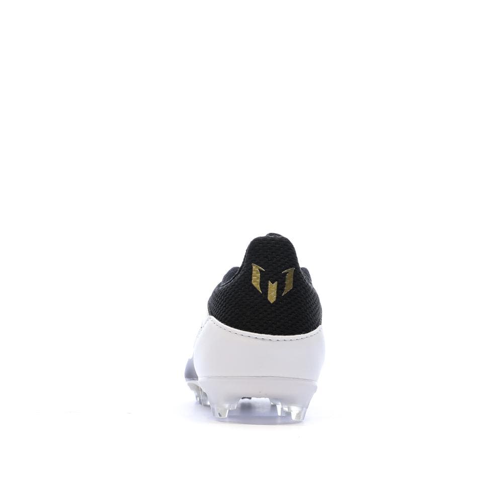 Chaussures de football Noires/Blanches Garçon Adidas League Fg/mg J Messi 3