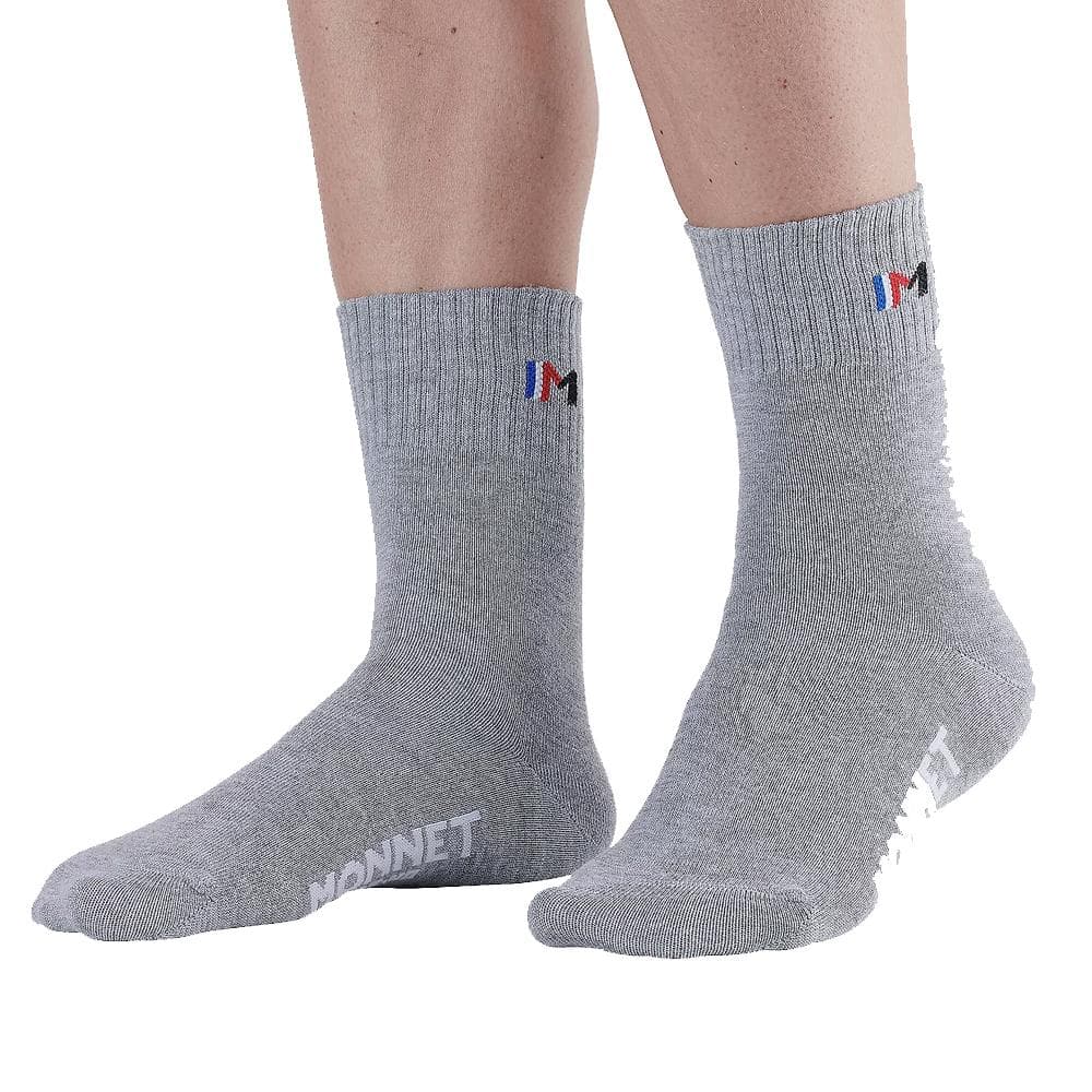 X1 Paire de Chaussettes Gris Monnet Mid Twin 1