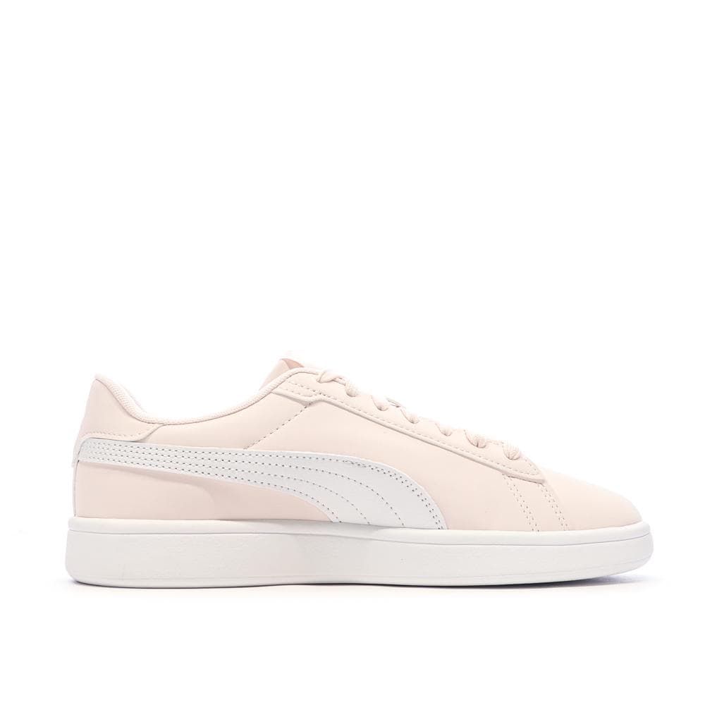 Baskets Rose/Blanc Femme Puma Smash 2